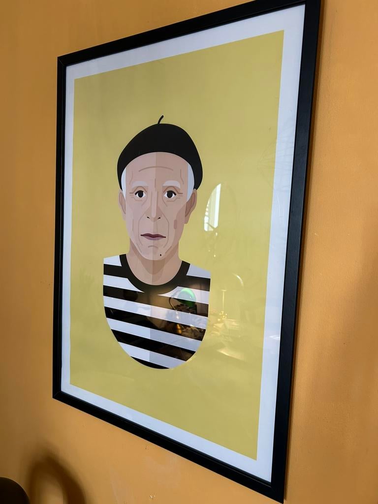 Picasso poster in lijst, Verzamelen, Ophalen, Zo goed als nieuw
