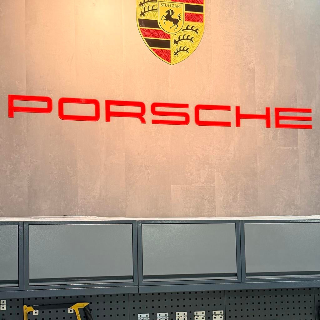 1,5 meter Porsche letters, Verzamelen, Automerken, Motoren en Formule 1, Nieuw, Ophalen of Verzenden