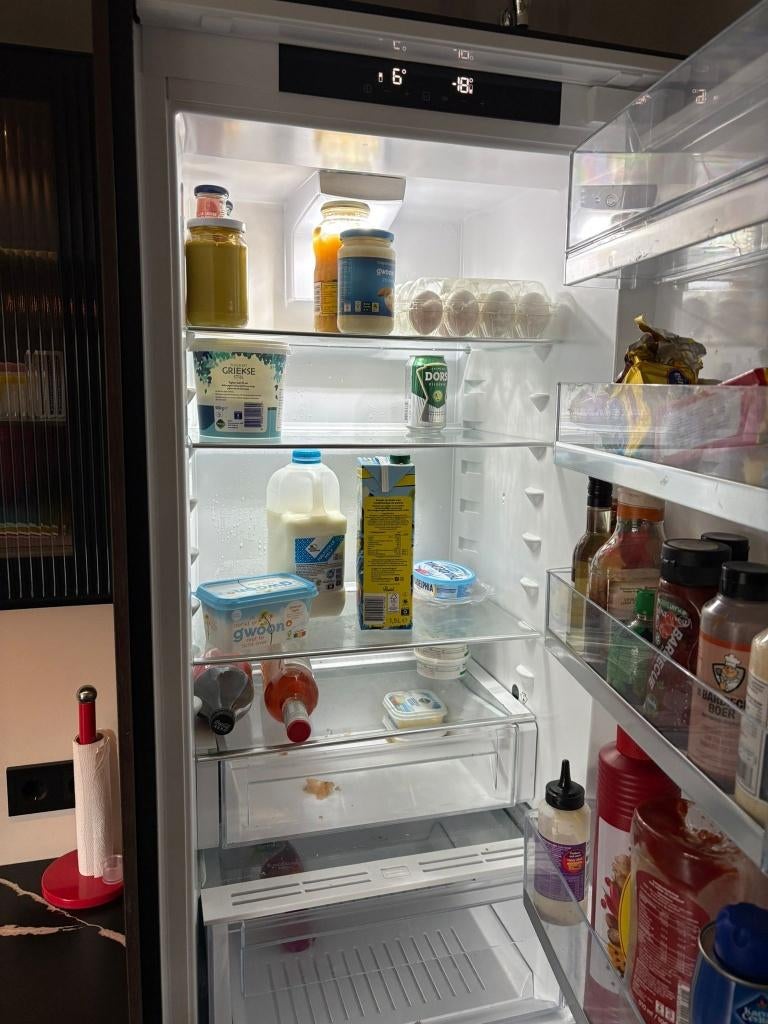 Moderne houtkleurige eilandkeuken compleet GEDEMONTEERD, Overige kleuren, Overige typen, Ophalen of Verzenden, Zo goed als nieuw