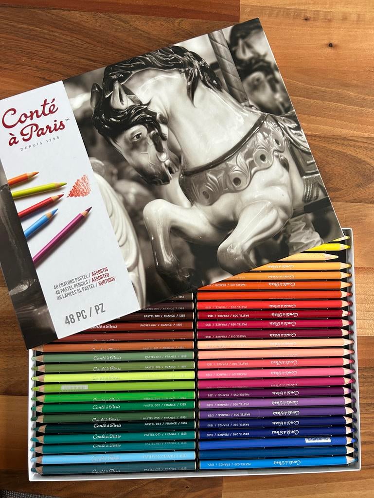 Pastel potloden / pastel pencils, Hobby en Vrije tijd, Tekenen, Ophalen of Verzenden, Zo goed als nieuw, Potlood of Stift