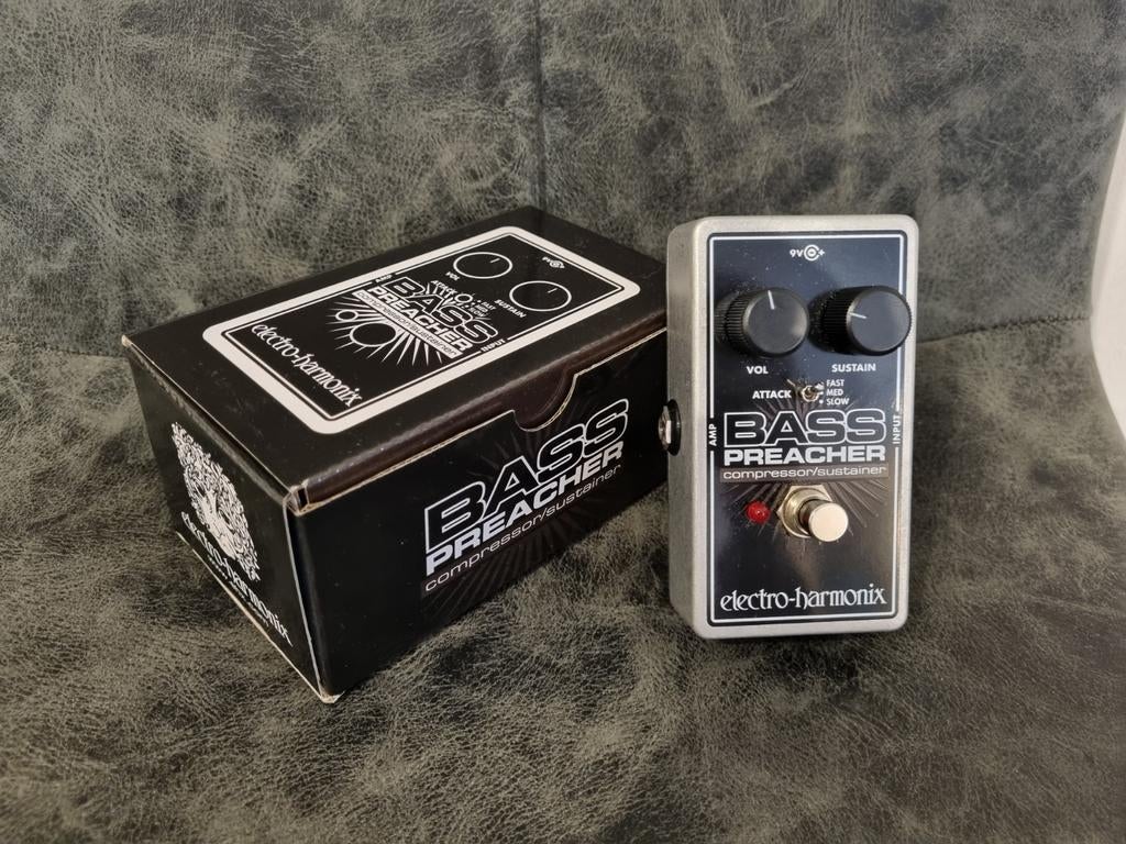 Electro-Harmonix Bass Preacher Compressor/Sustainer, Muziek en Instrumenten, Effecten, Ophalen of Verzenden, Zo goed als nieuw