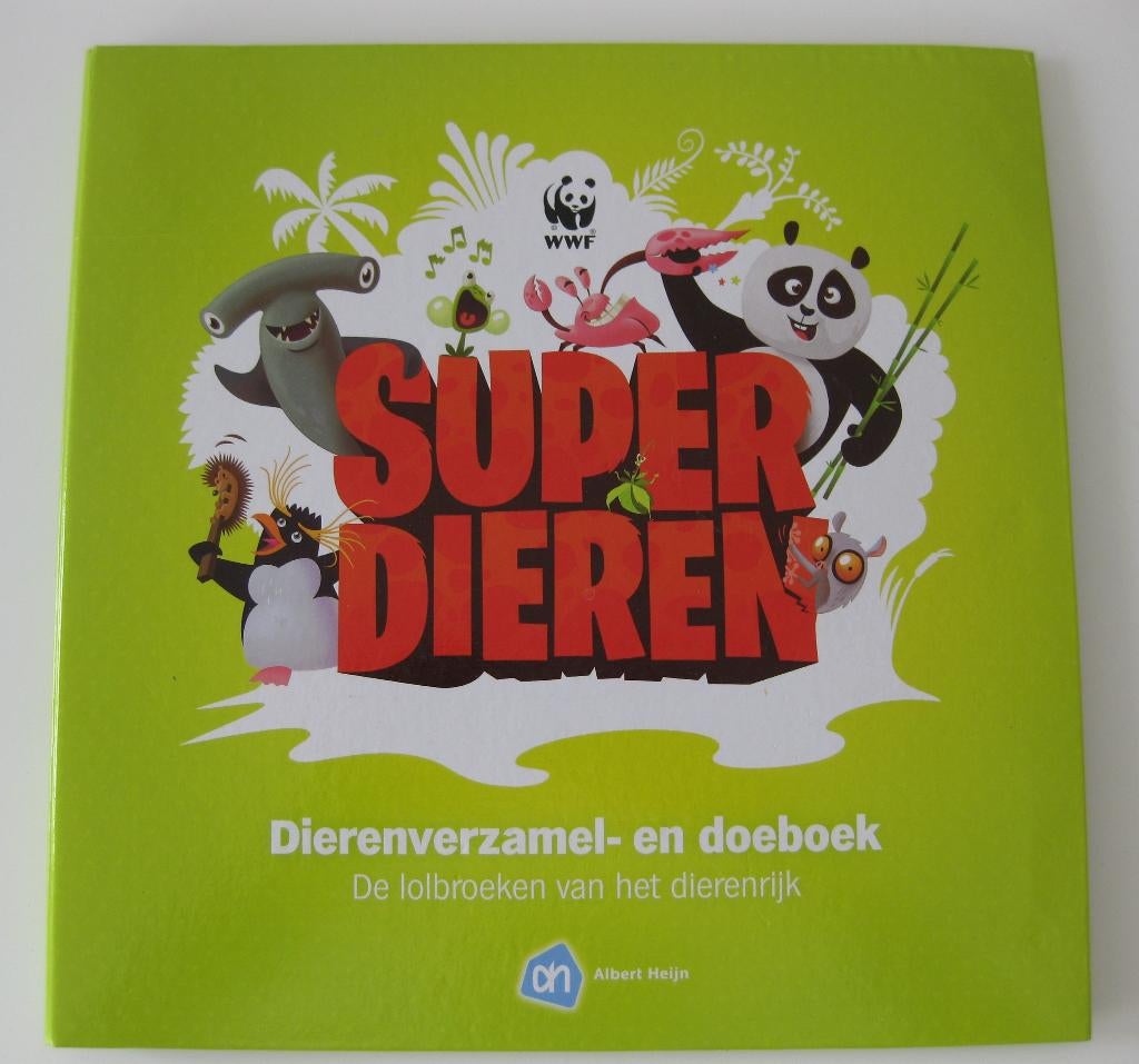 Verzamelboek WNF Superdieren / Dierenverzamel- en Doeboek, Albert Heijn, Ophalen of Verzenden
