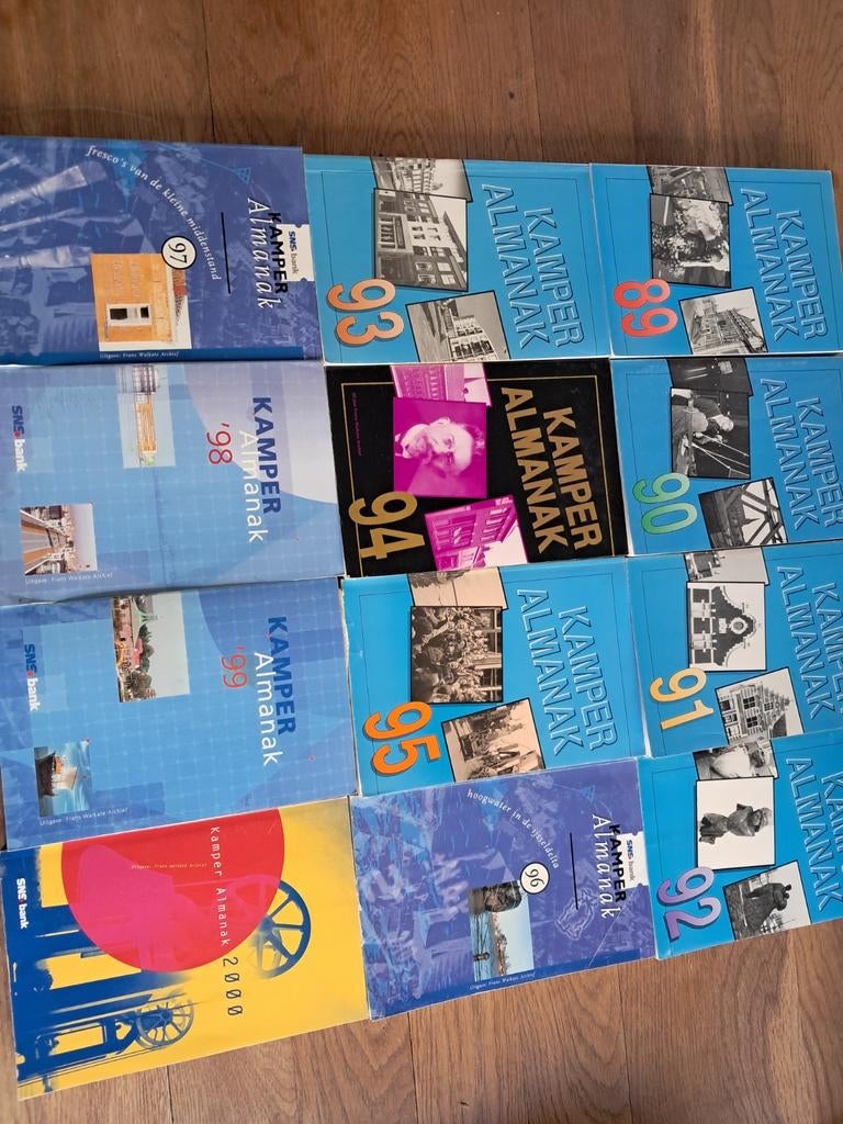 Kamper almanak 1989 tot met 2000, Ophalen of Verzenden, Overige onderwerpen