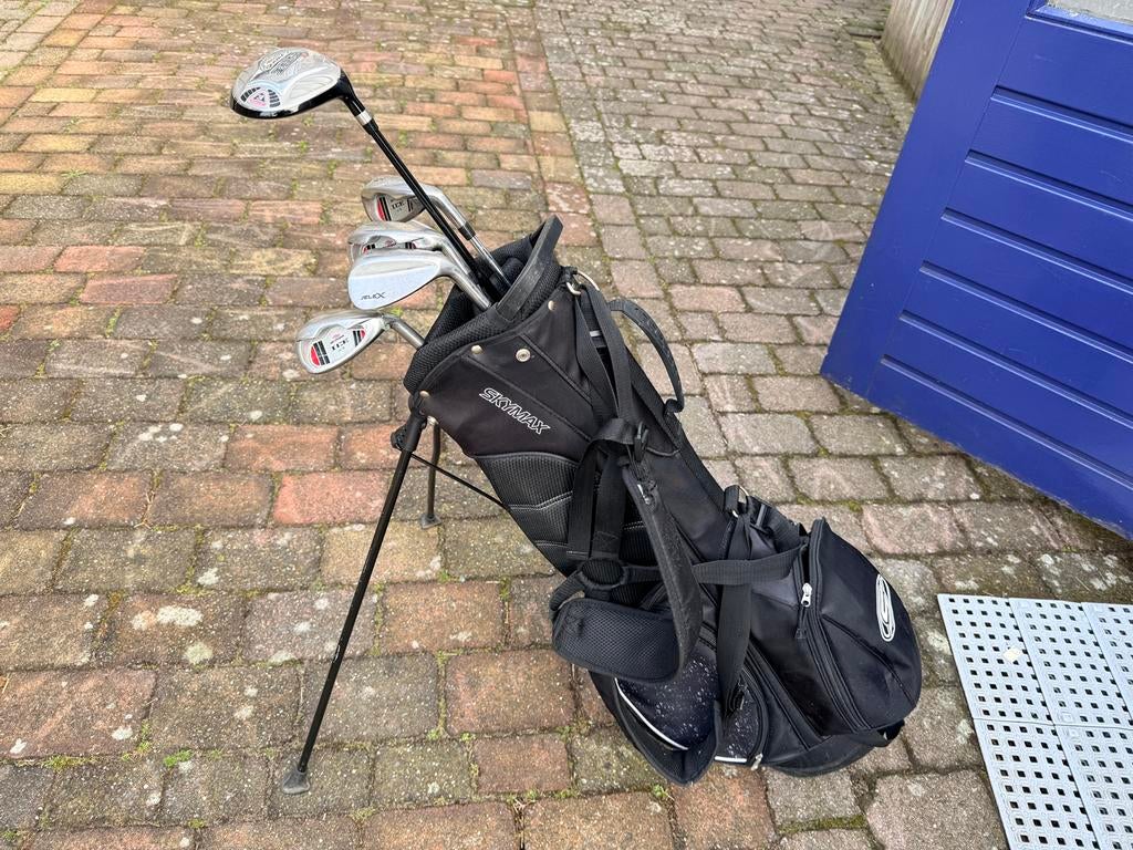 Halve golfset skymax en 60 graden wedge, exclusief putter, Ophalen, Zo goed als nieuw, Set