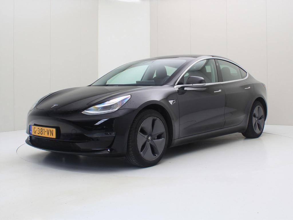 Tesla Model 3 Long-Range AWD 351pk 75 kWh 87% SoH [ AUTOPILO, Automaat, Zwart, Zwart, Origineel Nederlands