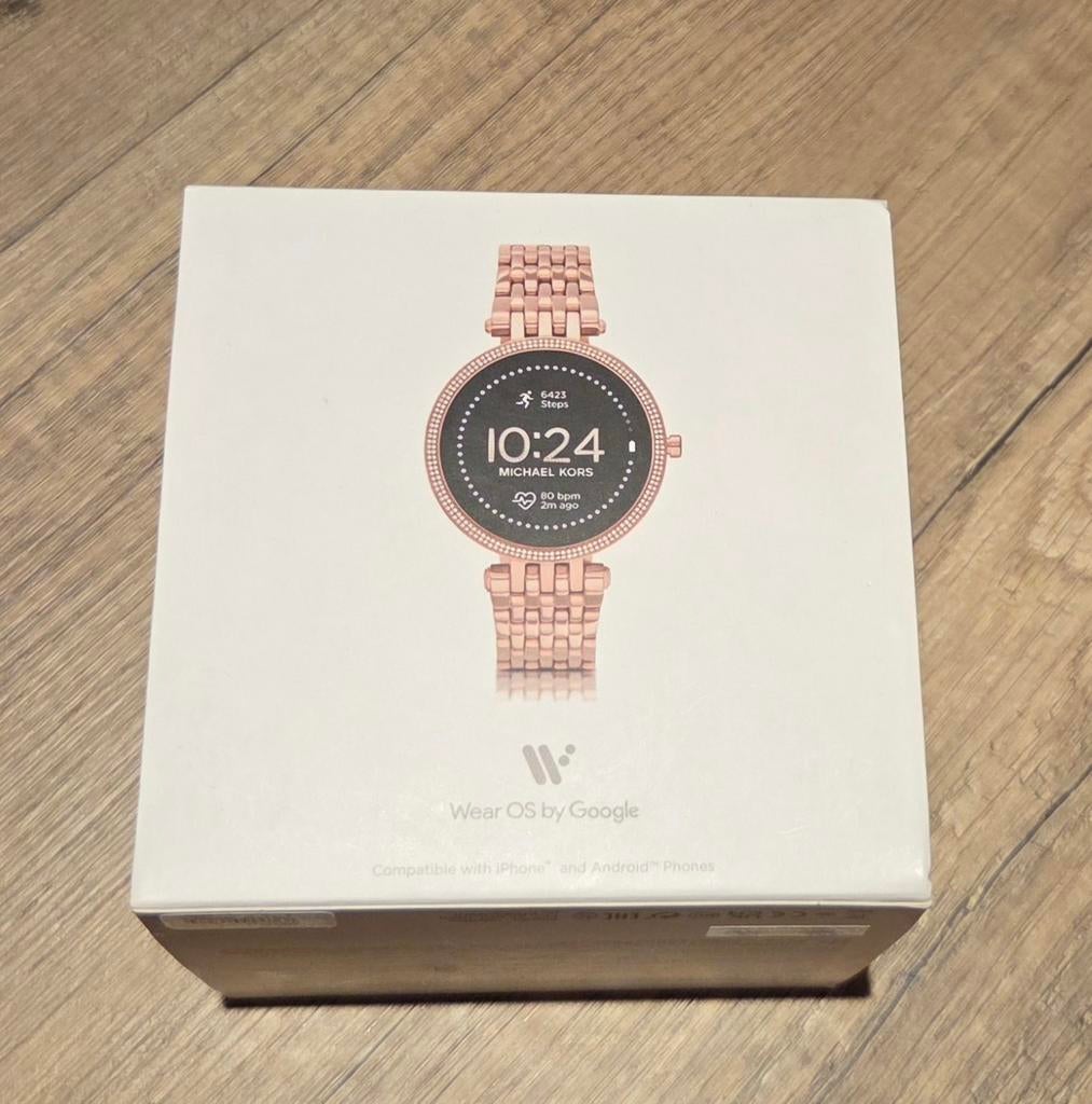 Michael kors darci gen 5e smartwatch, Sieraden, Tassen en Uiterlijk, Smartwatches, Ophalen, Zo goed als nieuw, Stappen, Android