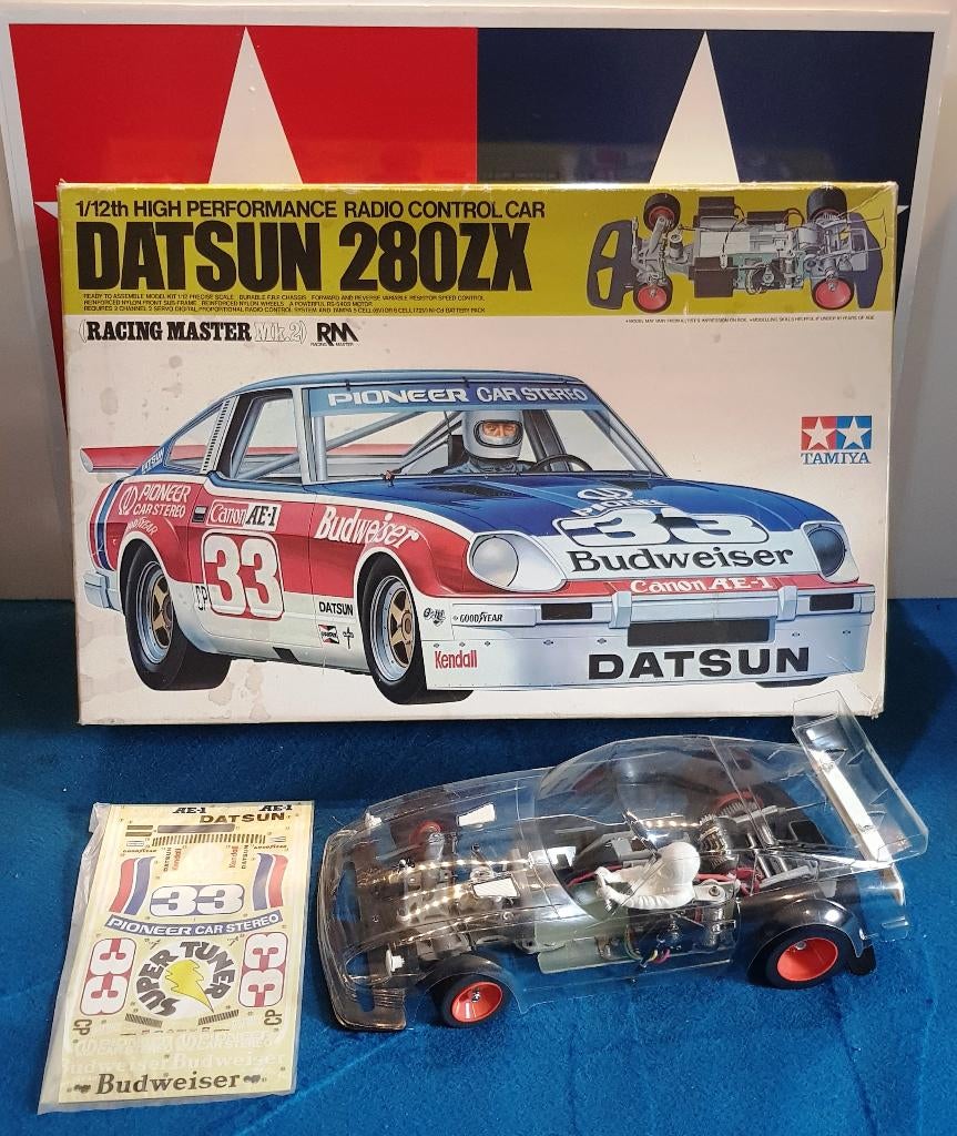 Tamiya Datsun 280ZX #58022 van 1980 (1:12) Nieuw gebouwd, Elektro, Verzenden, Nieuw, Auto onroad