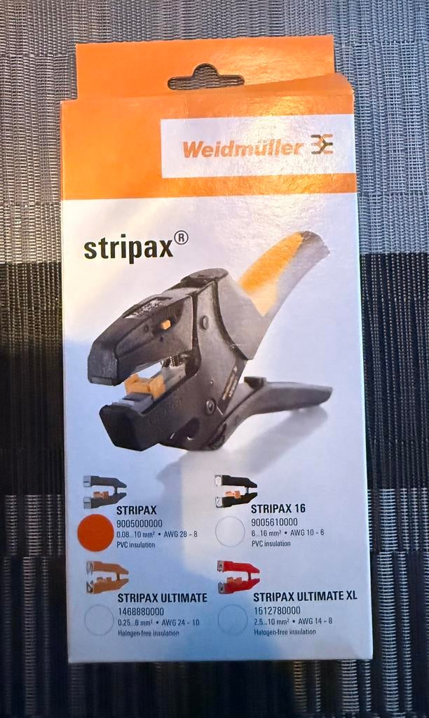 Weidmuller stripax striptang, Doe-het-zelf en Verbouw, Gereedschap | Handgereedschap, Ophalen of Verzenden, Nieuw