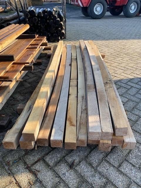 Robinia, bezaagd, 80x80 kop maat, Ophalen, Nieuw, 180 tot 250 cm, Palen