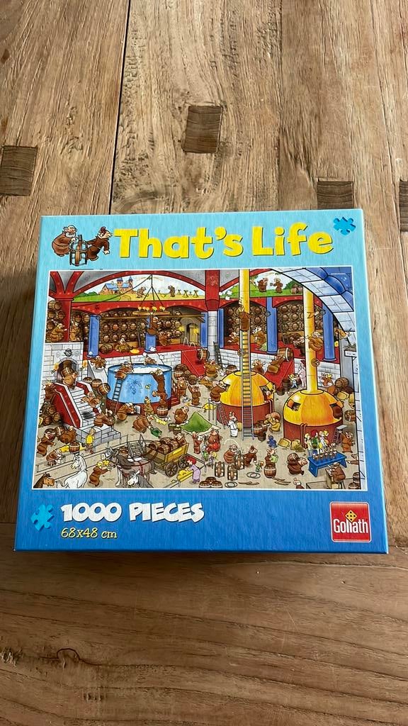That’s Life Goliath legpuzzel 1000 stukjes 68x48, Ophalen of Verzenden, 500 t/m 1500 stukjes, Zo goed als nieuw