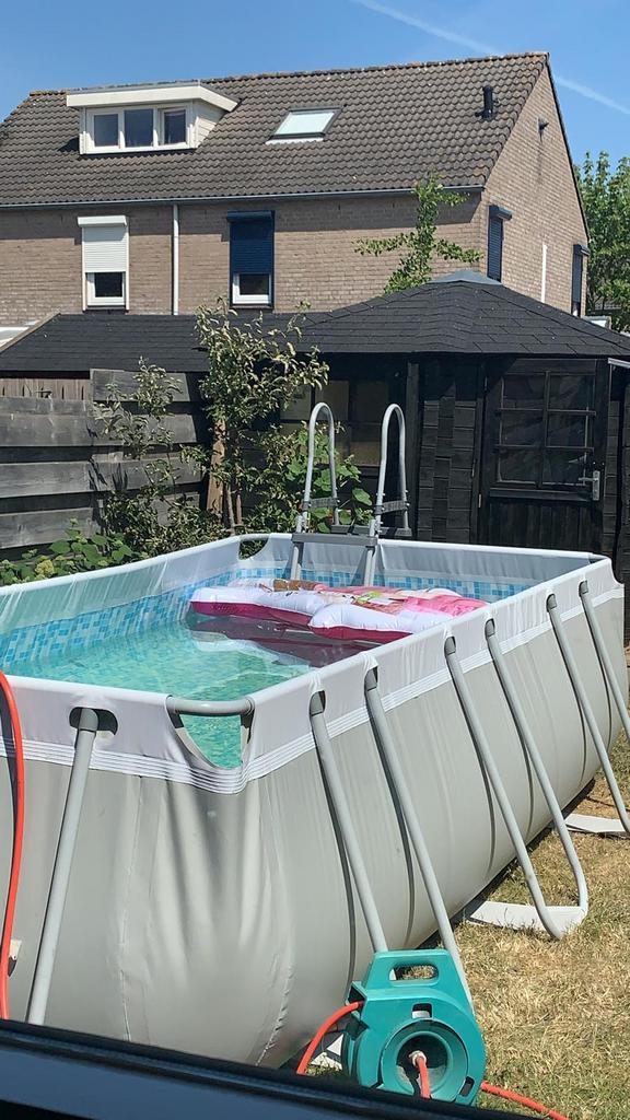 Zwembad 4x2x1meter, Ophalen, Gebruikt, 200 tot 300 cm, 80 tot 120 cm