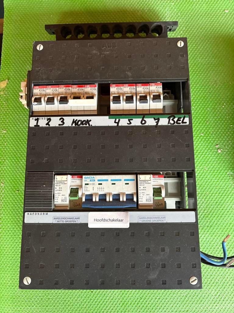 Verdeelkast, Ophalen, Gebruikt