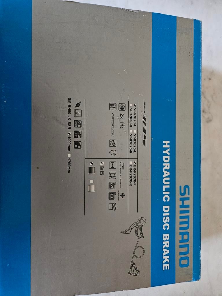 Schijfremset Shimano 105 R7020, shifter, racefiets, Overige merken, Ophalen of Verzenden, Meer dan 20 versnellingen, Nieuw