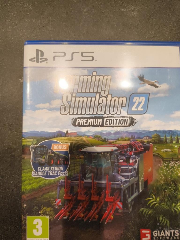 Farming Simulator 22 Premium Edition PS5 - Zo goed als nieuw, Spelcomputers en Games, Games | Sony PlayStation 5, Online, 1 speler