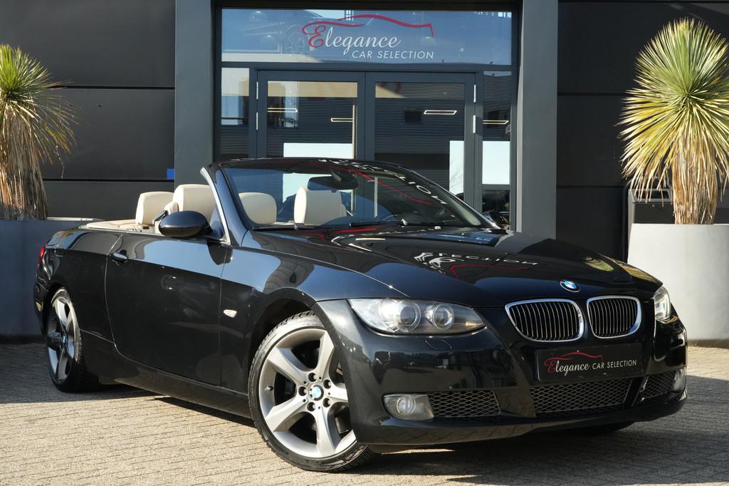 BMW 3 Serie Cabrio 335i High Executive 306pk Navigatie/Stoel, Auto's, Automaat, Lichtsensor, Achterwielaandrijving, Gebruikt