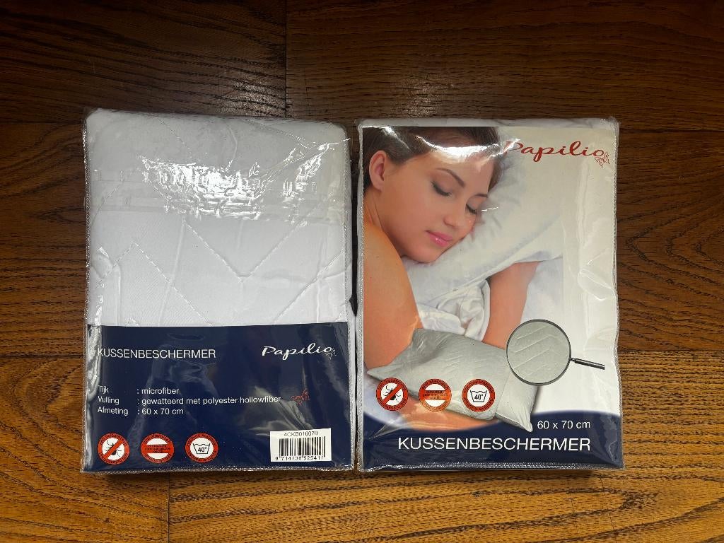 Kussenbeschermers Papilio, Eenpersoons, Wit, Nieuw, Ophalen of Verzenden