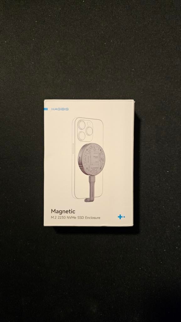 Hagibis MC100 Pro M.2 NVMe SSD-behuizing met Magsafe, Computers en Software, Harde schijven, Hagibis, SSD, Ophalen of Verzenden
