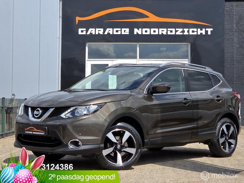 Nissan Qashqai 1.2 N-Connecta PANORAMADAK|NAVIGATIE|XENON|36, Gebruikt, Bruin, 116 pk, Bedrijf