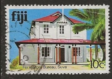 Fiji 2, gebouw, Verzenden, Gestempeld