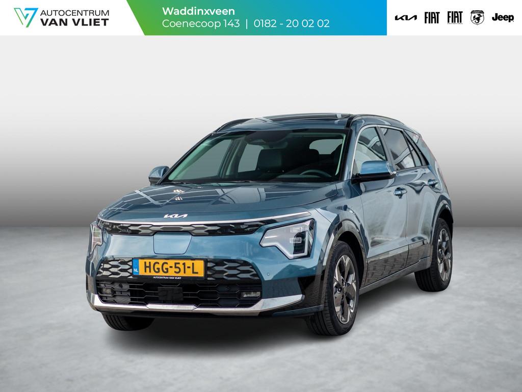 Kia Niro EV Plus 64.8 kWh l Lederlook bekleding l Stoelverwa, 12 maanden, Gebruikt, 750 kg, Origineel Nederlands