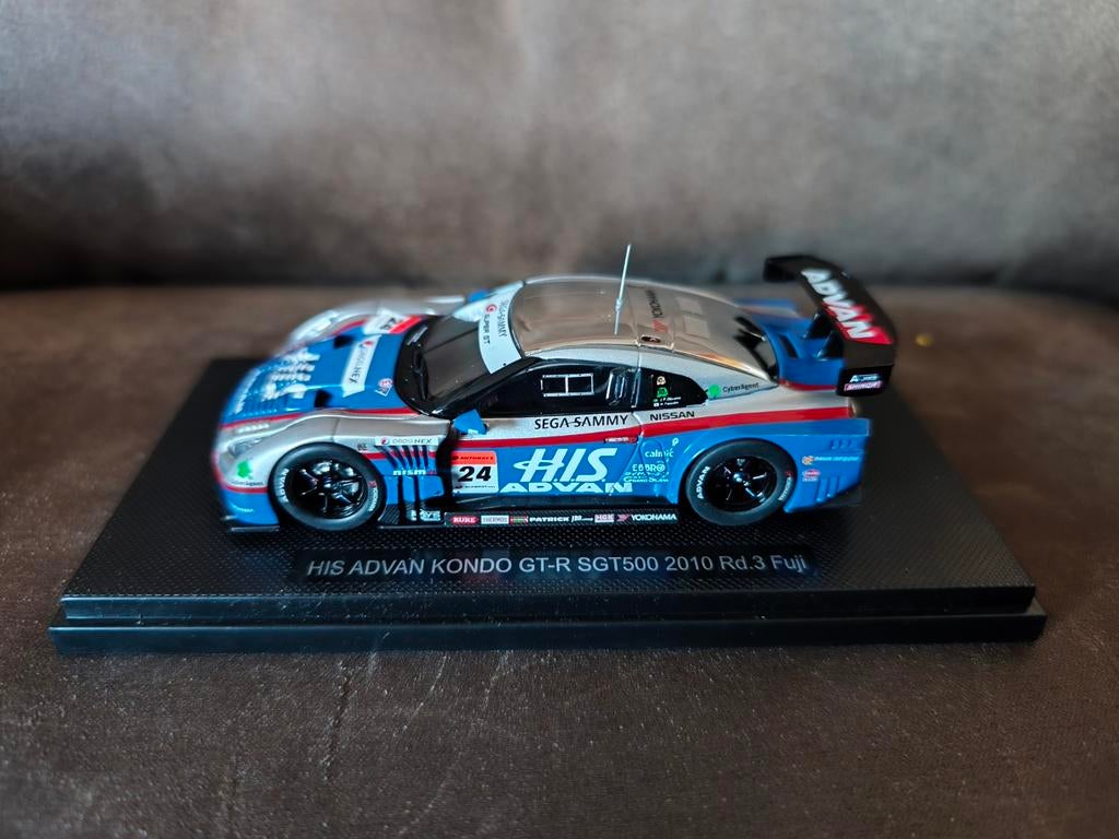 Modelauto HIS ADVAN KONDO GT-R SGT500 2010, Ophalen of Verzenden