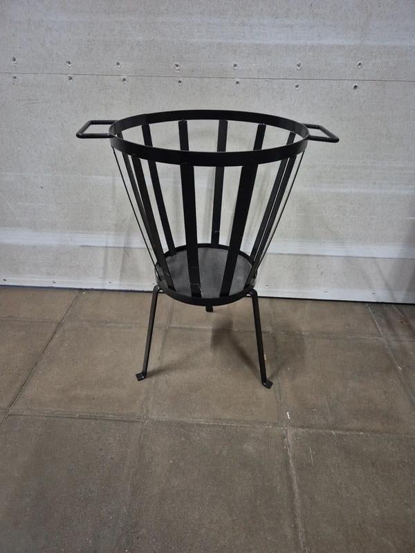 Vuurkorf Zwart (beschadigd), Tuin en Terras, Vuurkorven, Gebruikt, Vuurkorf, Ophalen of Verzenden