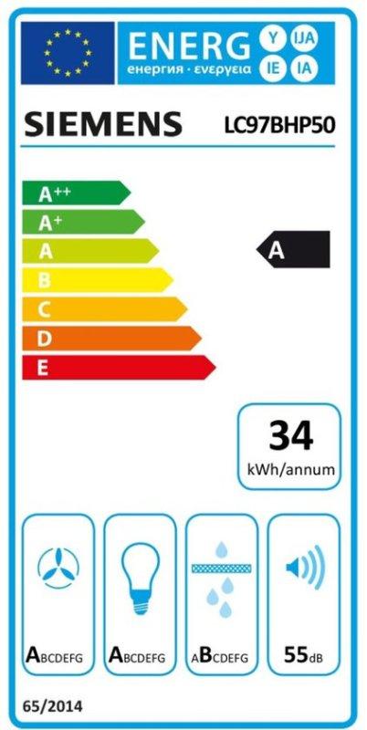 Siemens wandschouw afzuigkap LC97BHP50 - iQ500, Wandschouwkap, BSH Huishoudapparaten, Motor, Nieuw