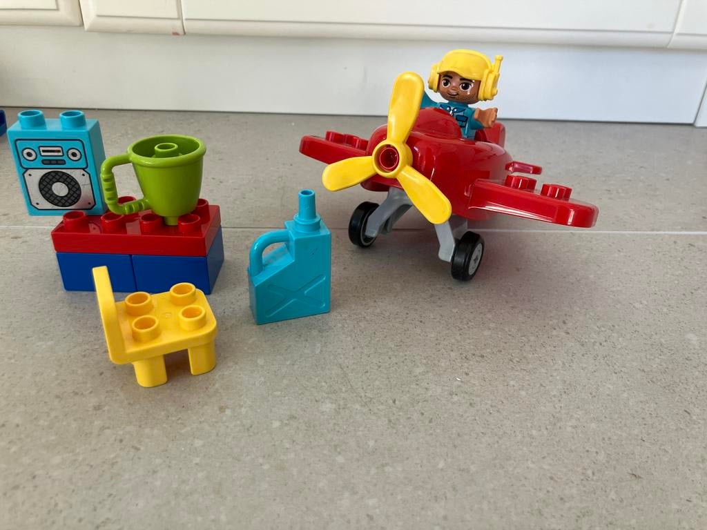 Duplo vliegtuig 10908, Ophalen of Verzenden, Zo goed als nieuw, Duplo
