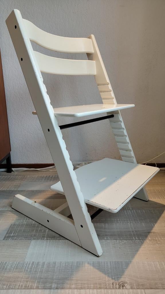 Witte Stokke TripTrap kinderstoel, Ophalen