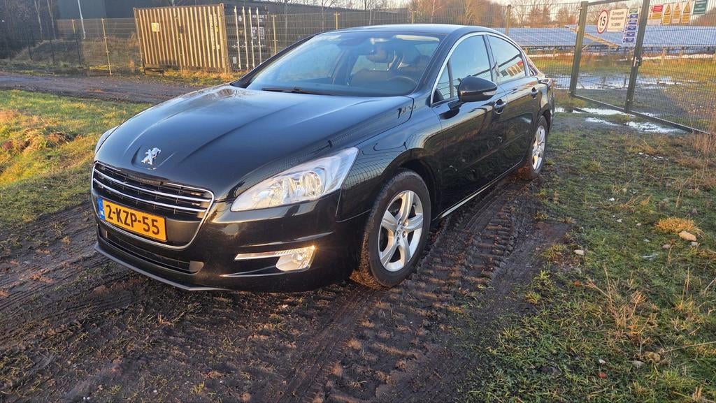 Peugeot 508 2.0 HDI 2012 Zwart, Auto's, Peugeot, Zwart, 4 cilinders, Zwart, Particulier