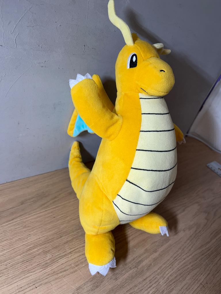Pokemon Knuffel Dragonite, Ophalen of Verzenden, Zo goed als nieuw, Overige typen