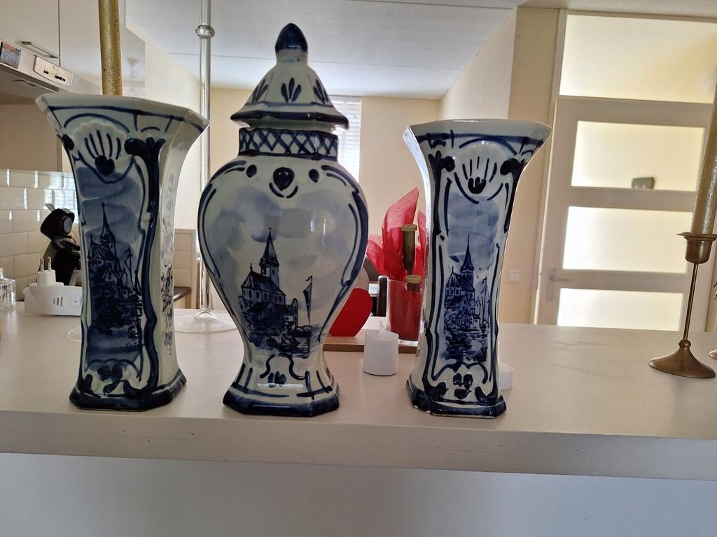 Delfs blauw kastel, Ophalen of Verzenden