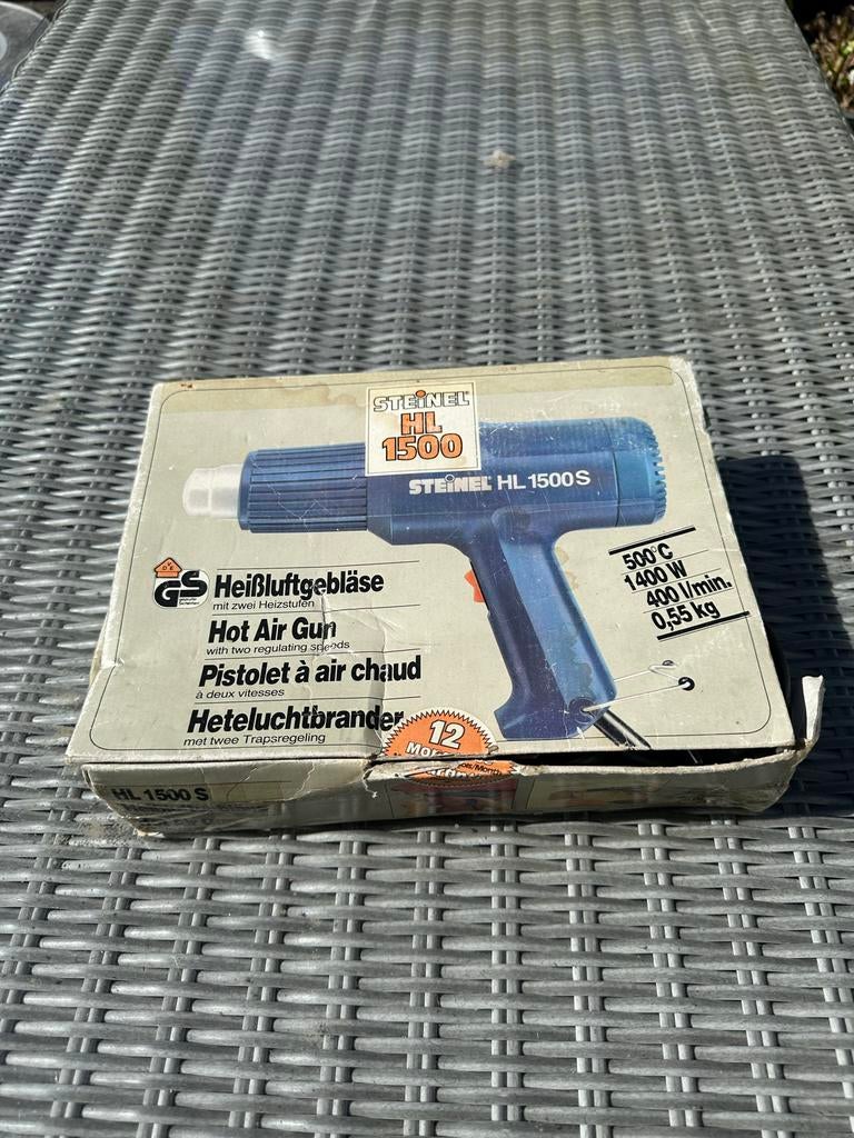 Steinel heteluchtpistool HL 1500 S, Ophalen of Verzenden, Gebruikt