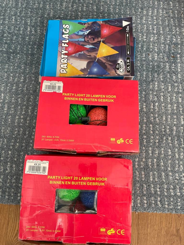 Feestverlichting 20 lampen voor binnen en buiten, Ophalen, Nieuw, Versiering, Overige