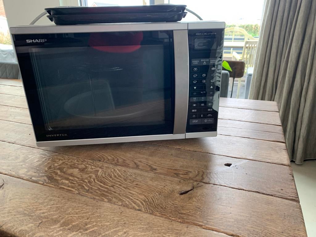 Sharp Combi Magnetron R-971(IN)W, Ophalen, Combimagnetron, Gebruikt, Grill