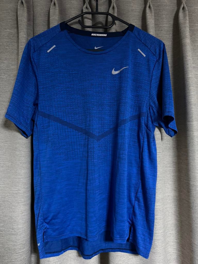 Men’s Nike Dri-Fit ADV Running Top Blue Small, Kleding | Heren, Sportkleding, Fitness, Blauw, Ophalen of Verzenden, Gedragen