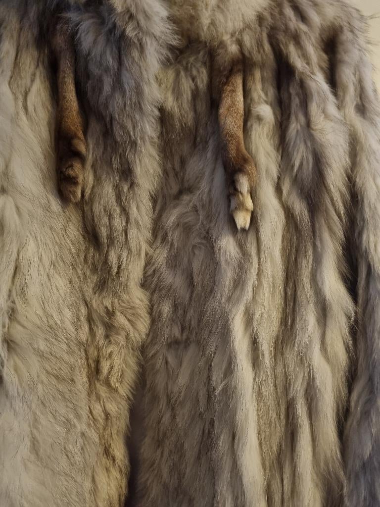 bontjas, Grijs, Ophalen, Maat 38/40 (M), Onbekend