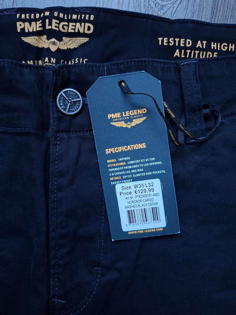 PME LEGEND Nordrop cargo W35 L32, W36 - W38 (confectie 52/54), Zwart, Nieuw, Ophalen of Verzenden