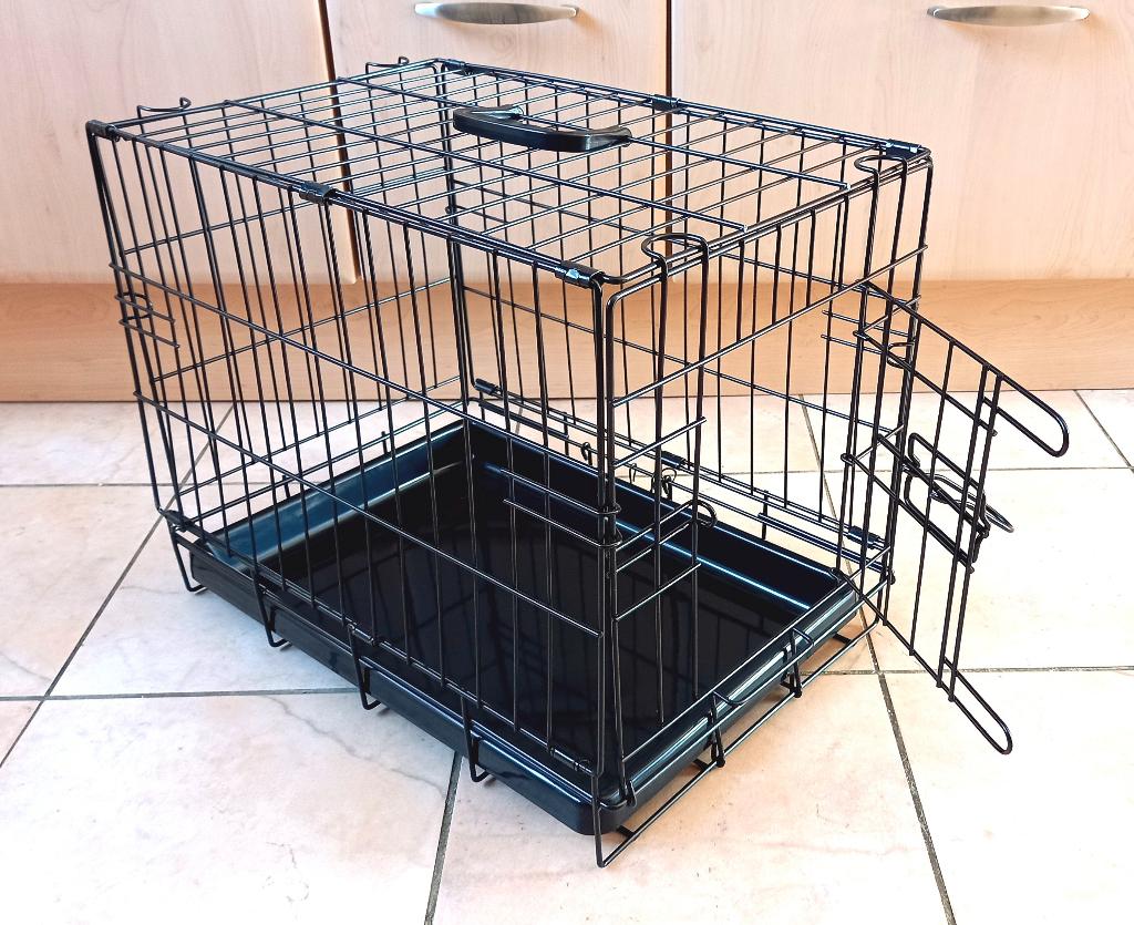 kleine zwarte inklapbare Adori bench - 47x30x37 cm, Ophalen of Verzenden