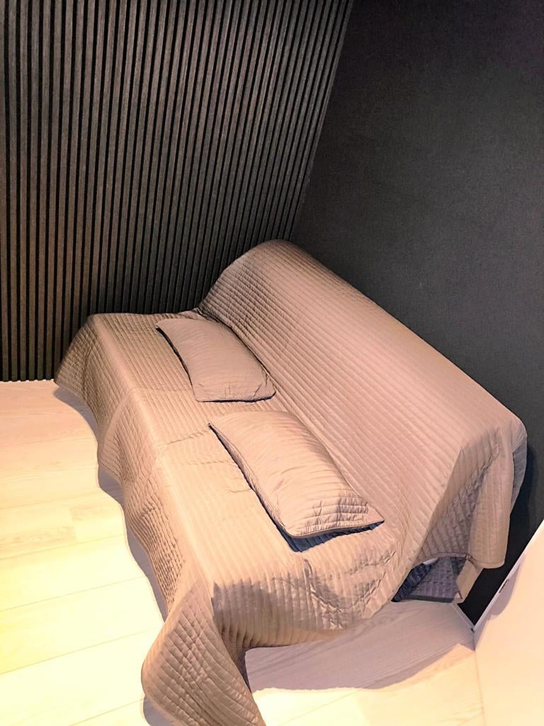 GRATIS: IKEA PS slaapbank / logeerbed 160x200 met topper, Huis en Inrichting, Slaapkamer | Slaapbanken, Ophalen, Gebruikt, Wit