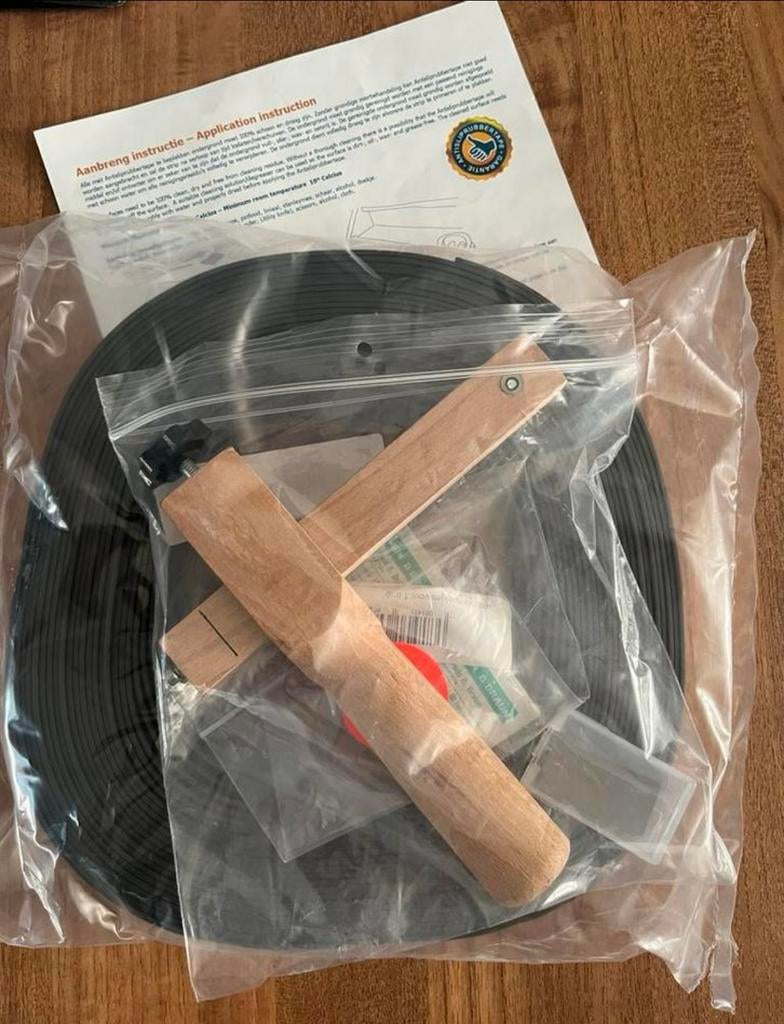 Antislip rubberstrip voor trap, Ophalen of Verzenden, Nieuw, Minder dan 2 meter