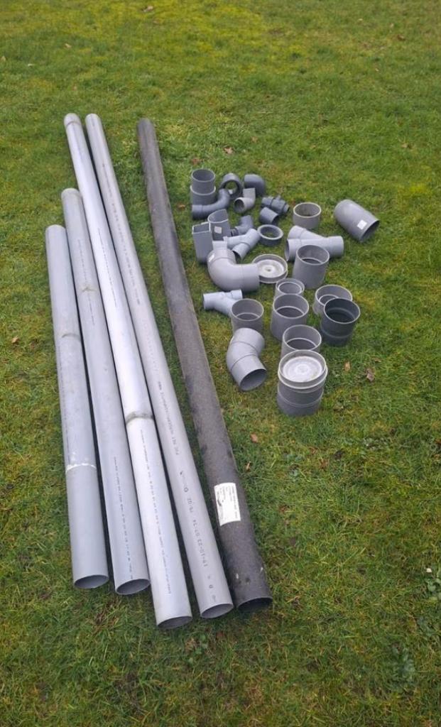 Diverse gebruikte PVC afvoer materialen, Ophalen, Afvoer, Gebruikt, Pvc