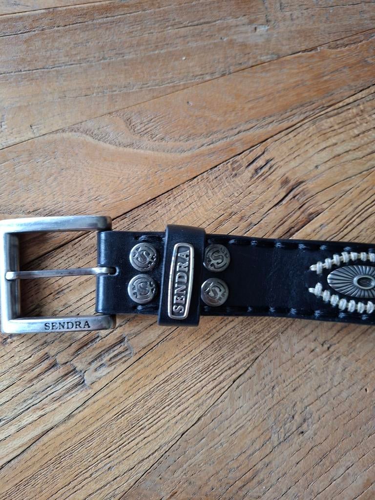 Sendra Riem echt leer maat 90 zwart, Sendra, 80 tot 90 cm, 5 cm of meer, Tailleriem