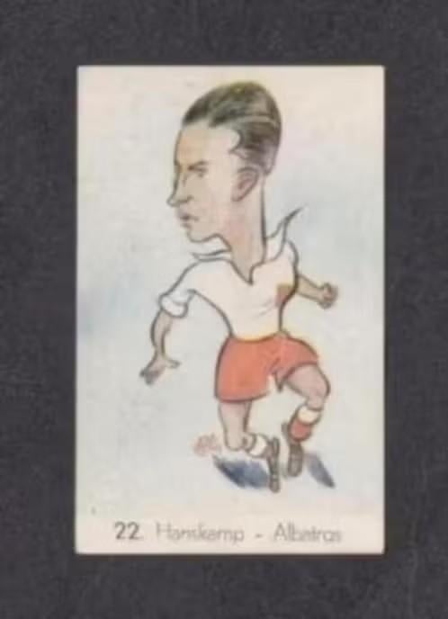 Voetbalplaatje Hanskamp Albatros Apeldoorn 1949 (22)., Verzamelen, Ophalen of Verzenden, Zo goed als nieuw
