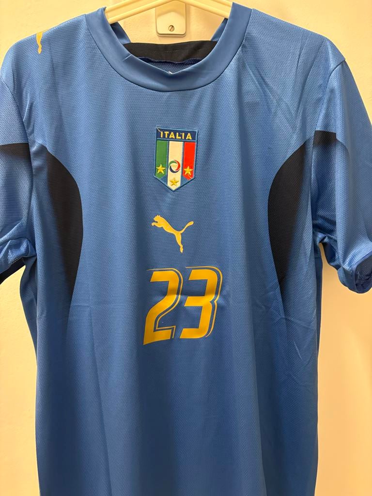 Retro Materazzi WK 2006 Italië shirt L ajax psv az inter, Maat L, Ophalen of Verzenden, Nieuw, Shirt