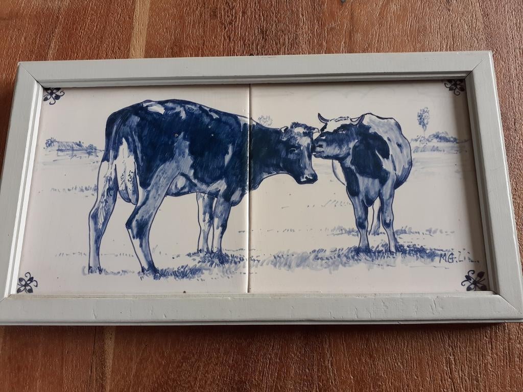 2 koeien, M Galema, Ophalen of Verzenden