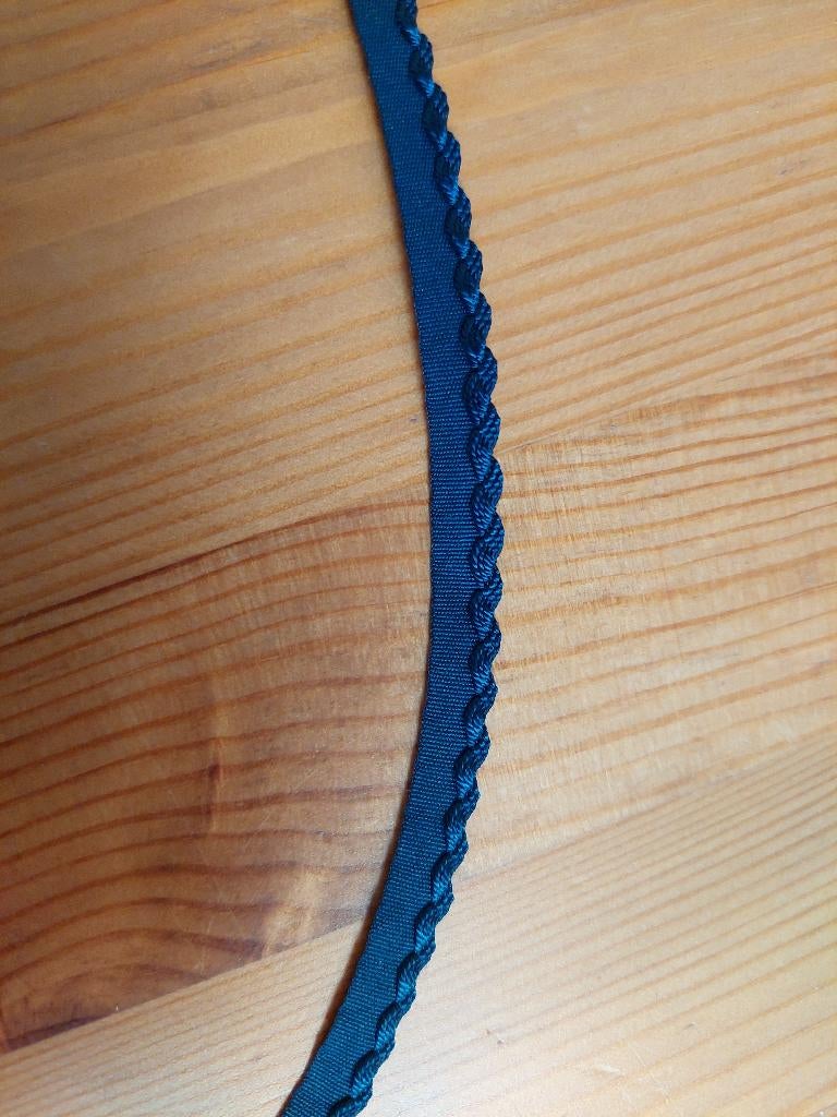 6 meter afwerk band donkerblauw, Hobby en Vrije tijd, Naaien en Fournituren, ., Nieuw, Ophalen of Verzenden, .