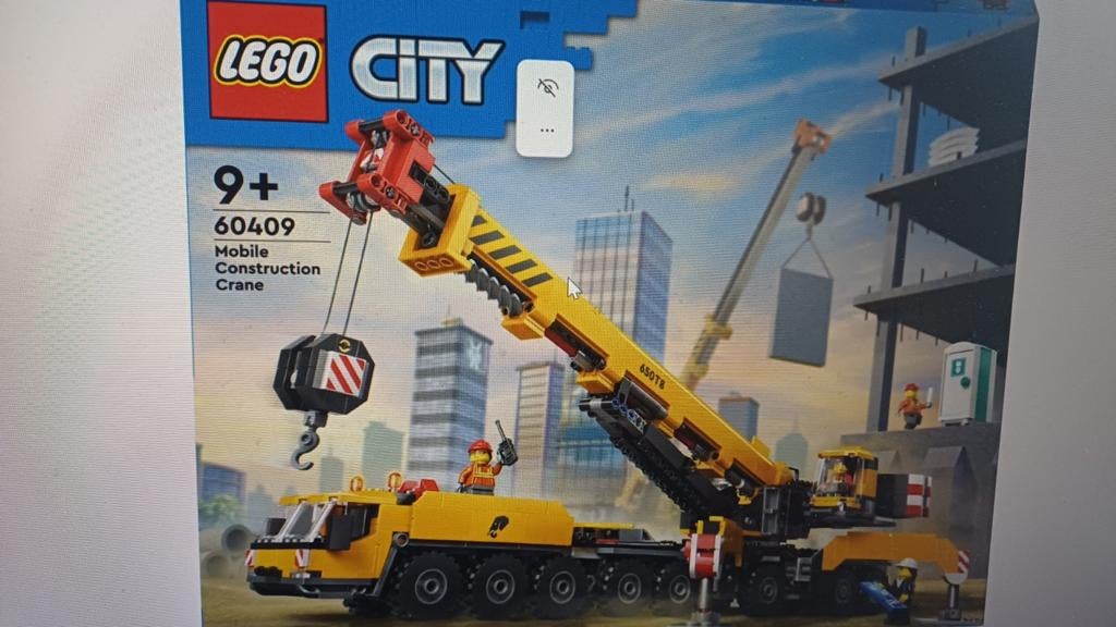 Lego City 60409 Mobile Crane -NIEUW en ONGEOPEND-, Ophalen of Verzenden, Nieuw, Complete set, Lego