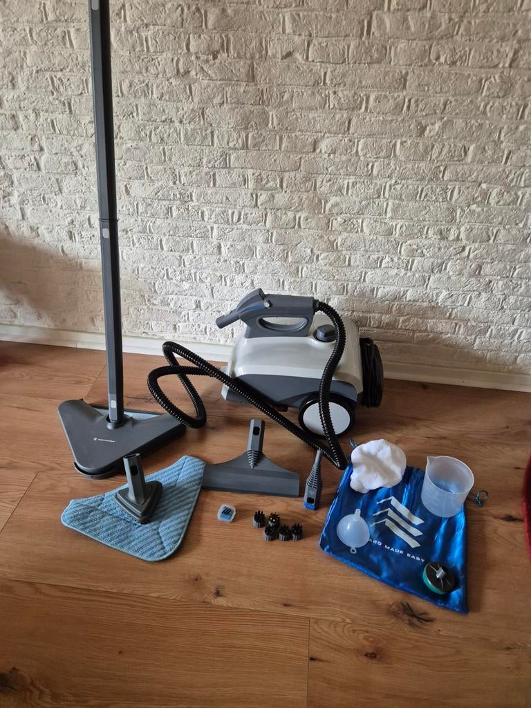 Techweise TS1 stoomreiniger, Z.g.a. Nieuw + veel accessoires, Ophalen, Zo goed als nieuw, Stoomreiniger