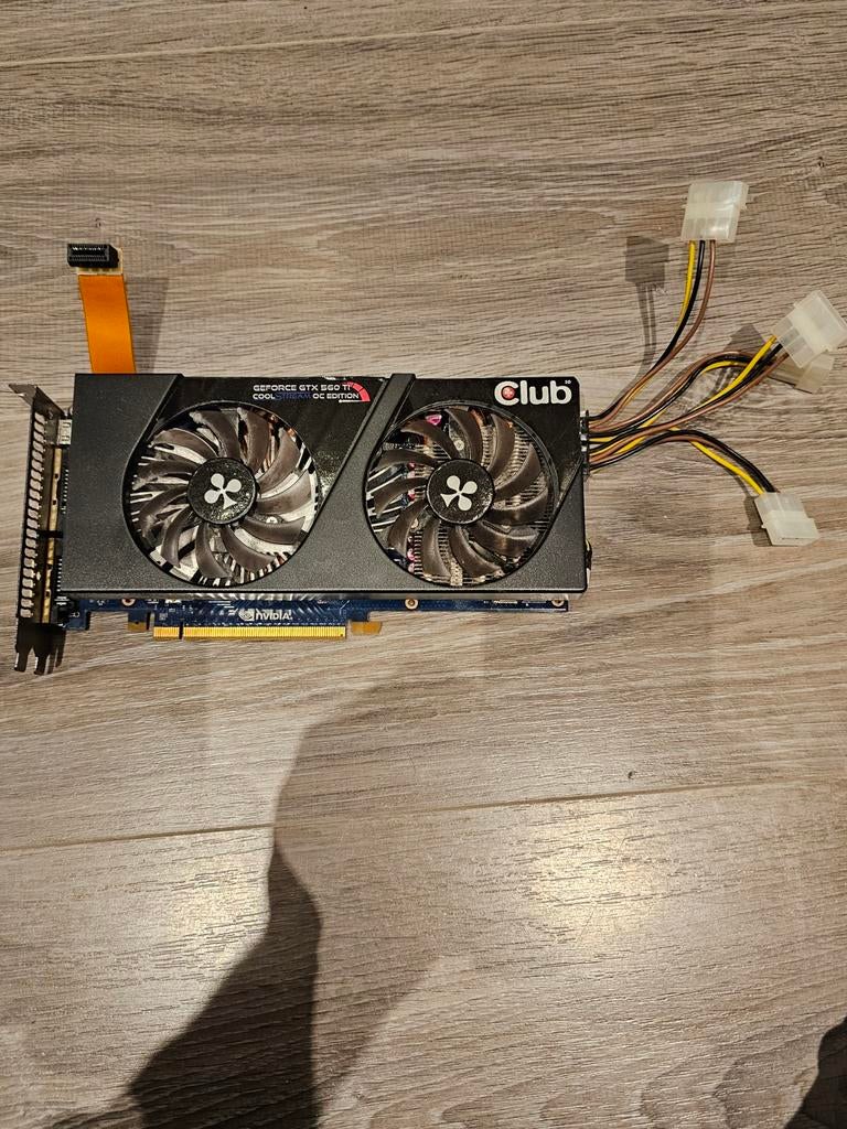 Club 3D GeForce GTX 560Ti CoolStream OC Edition Videokaart, Computers en Software, Videokaarten, Gebruikt, PCI-Express 2, Ophalen of Verzenden